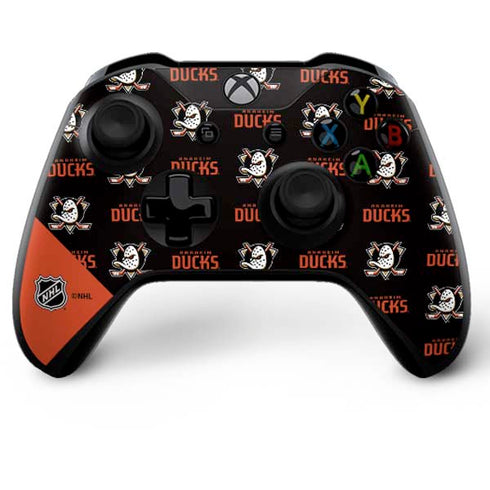 NHL Anaheim Ducks Pattern Xbox One X Bundle Skin