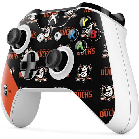 NHL Anaheim Ducks Pattern Xbox One X Controller Skin