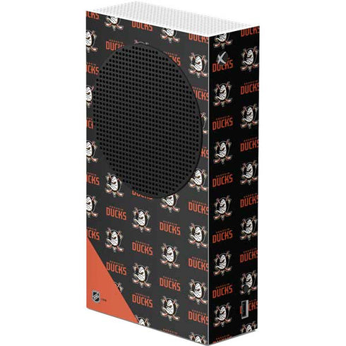 NHL Anaheim Ducks Pattern Xbox Series S Console Skin