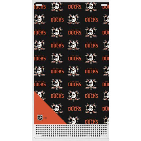 NHL Anaheim Ducks Pattern Xbox Series S Console Skin