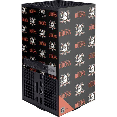 NHL Anaheim Ducks Pattern Xbox Series X Console Skin