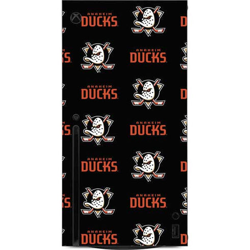 NHL Anaheim Ducks Pattern Xbox Series X Console Skin