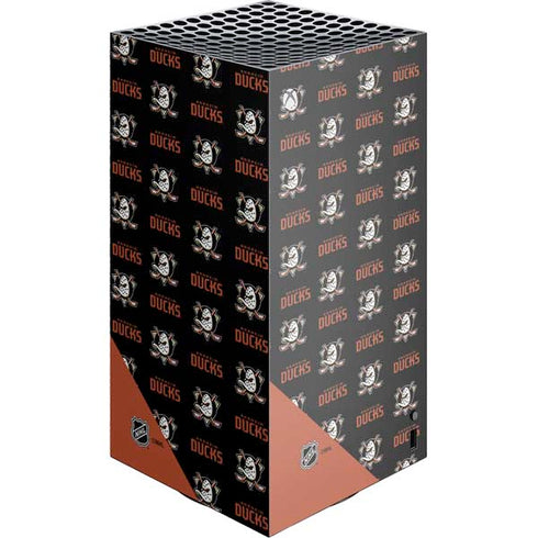 NHL Anaheim Ducks Pattern XBox Series X Digital Edition Console Skin