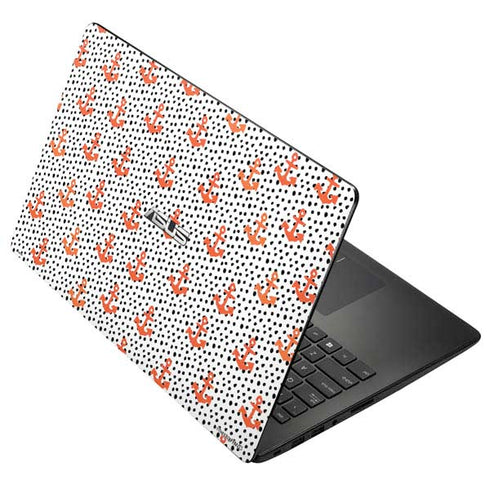 Bouffants and Broken Hearts Anchors and Dots Asus X502CA 15.6 Skin