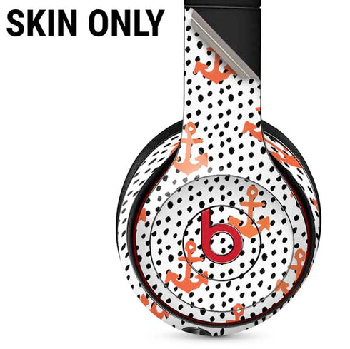 Bouffants and Broken Hearts Anchors and Dots Beats Solo 3 Wireless Skin