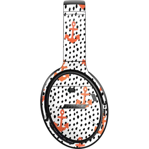 Bouffants and Broken Hearts Anchors and Dots Bose QuietComfort 35 II Headphones Skin