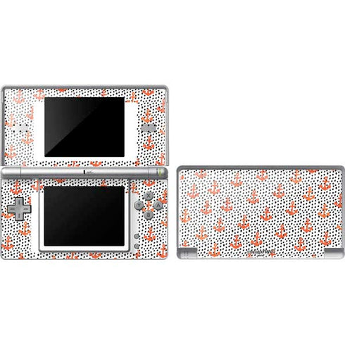 Bouffants and Broken Hearts Anchors and Dots DS Lite Skin