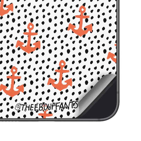 Bouffants and Broken Hearts Anchors and Dots Galaxy A16 5G Skin