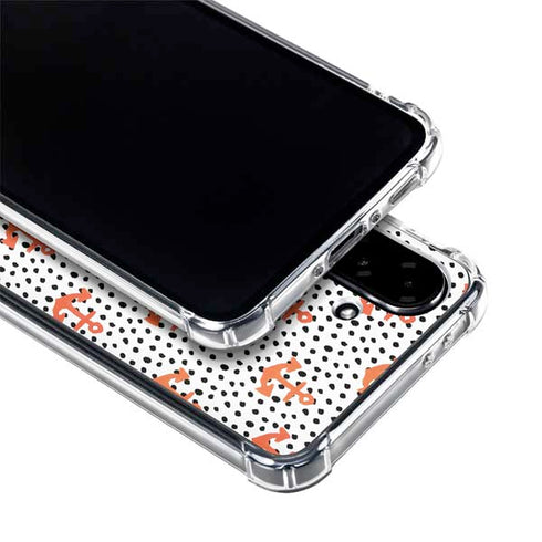Bouffants and Broken Hearts Anchors and Dots Galaxy A36 5G Clear Case