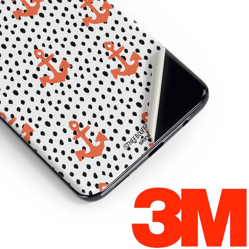 Bouffants and Broken Hearts Anchors and Dots Galaxy S10 Skin