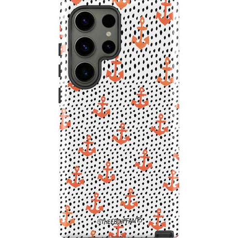 Bouffants and Broken Hearts Anchors and Dots Galaxy S23 Ultra Pro Case