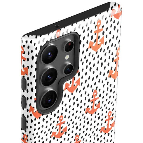 Bouffants and Broken Hearts Anchors and Dots Galaxy S23 Ultra Pro Case