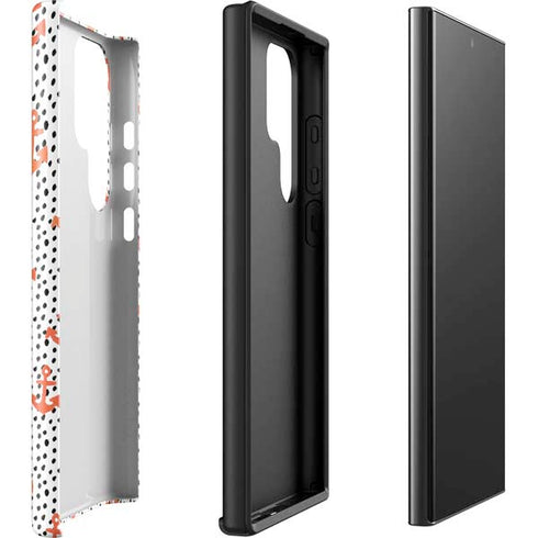 Bouffants and Broken Hearts Anchors and Dots Galaxy S23 Ultra Pro Case