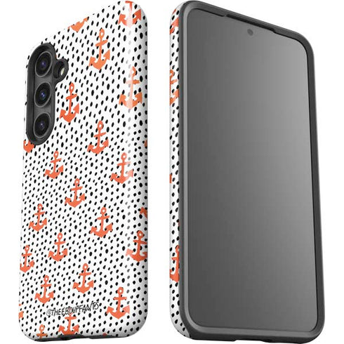 Bouffants and Broken Hearts Anchors and Dots Galaxy S25 Impact Case