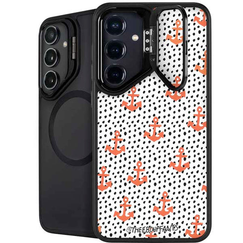 Bouffants and Broken Hearts Anchors and Dots Galaxy S25 Kickstand Case
