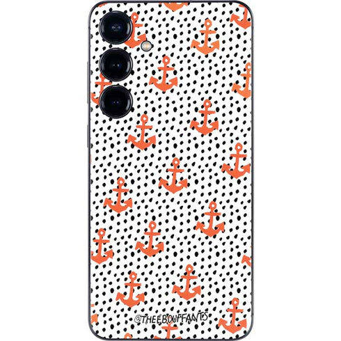 Bouffants and Broken Hearts Anchors and Dots Galaxy S24 Skin