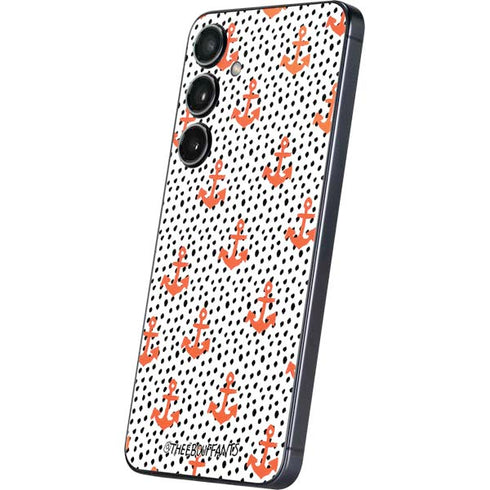 Bouffants and Broken Hearts Anchors and Dots Galaxy S24 Skin