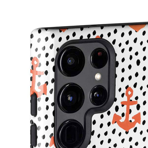 Bouffants and Broken Hearts Anchors and Dots Galaxy S25 Ultra Impact Case