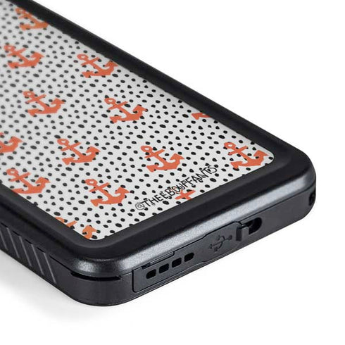 Bouffants and Broken Hearts Anchors and Dots Galaxy S24 Waterproof Case