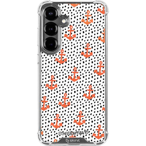 Bouffants and Broken Hearts Anchors and Dots Galaxy S26 Clear Case