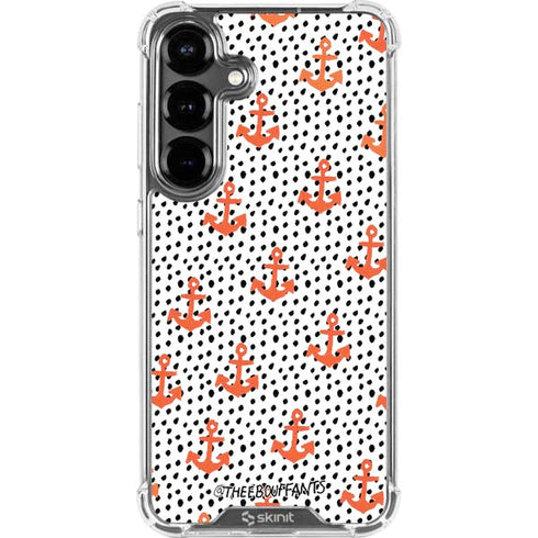 Bouffants and Broken Hearts Anchors and Dots Galaxy S26 Plus Clear Case