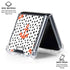 Bouffants and Broken Hearts Anchors and Dots Galaxy Z Flip6 Clear Case