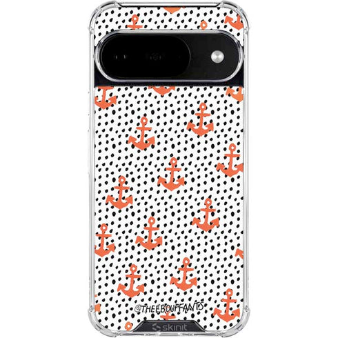 Bouffants and Broken Hearts Anchors and Dots Google Pixel 10 Clear Case