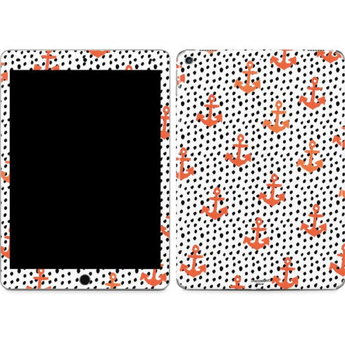 Bouffants and Broken Hearts Anchors and Dots iPad Skins