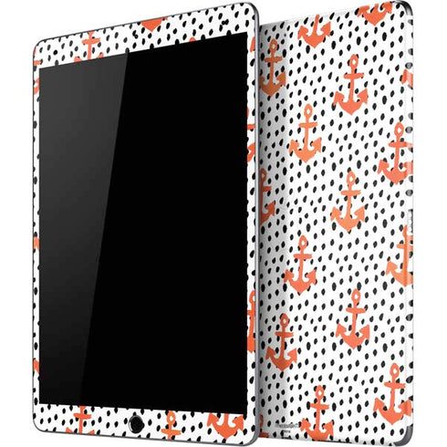 Bouffants and Broken Hearts Anchors and Dots iPad Skins
