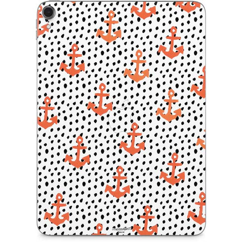 Bouffants and Broken Hearts Anchors and Dots Apple iPad Pro Skin