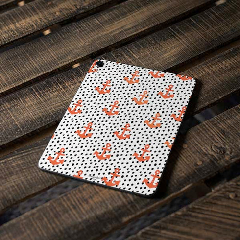 Bouffants and Broken Hearts Anchors and Dots Apple iPad Pro Skin
