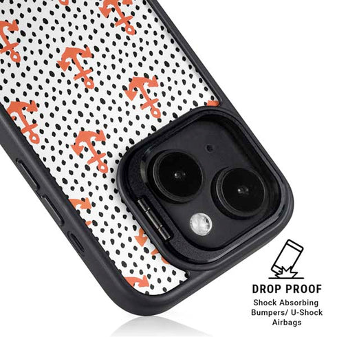 Bouffants and Broken Hearts Anchors and Dots iPhone 14 Kickstand Case