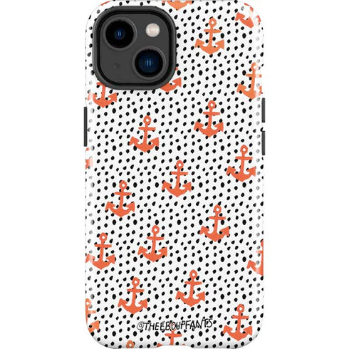 Bouffants and Broken Hearts Anchors and Dots iPhone 15 Impact Case