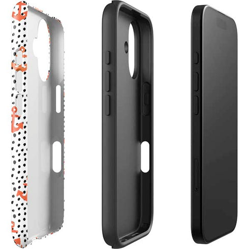 Bouffants and Broken Hearts Anchors and Dots iPhone 16 Plus Impact Case