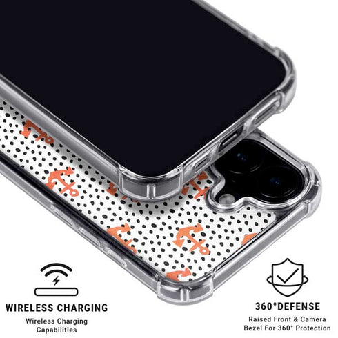 Bouffants and Broken Hearts Anchors and Dots iPhone 16 Plus MagSafe Case