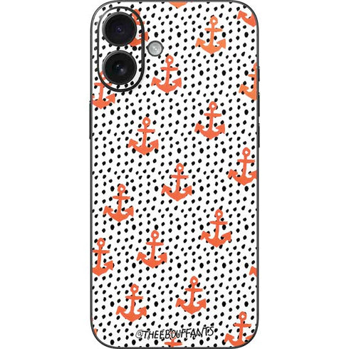 Bouffants and Broken Hearts Anchors and Dots iPhone 16 Plus Skin