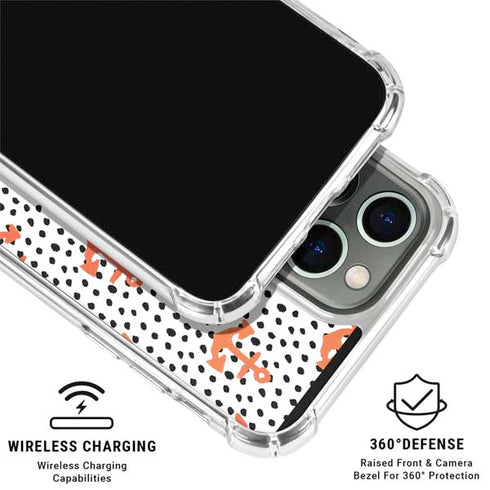 Bouffants and Broken Hearts Anchors and Dots iPhone 16 Pro Clear Case