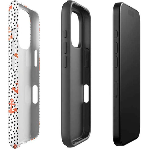 Bouffants and Broken Hearts Anchors and Dots iPhone 16 Pro Impact Case