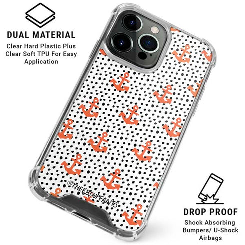 Bouffants and Broken Hearts Anchors and Dots iPhone 16 Pro Max Clear Case