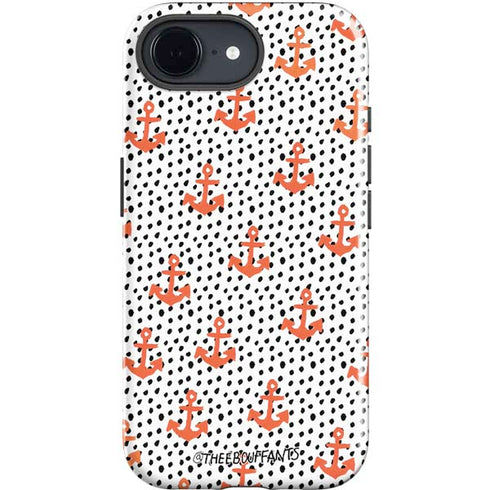 Bouffants and Broken Hearts Anchors and Dots iPhone 16e Impact Case