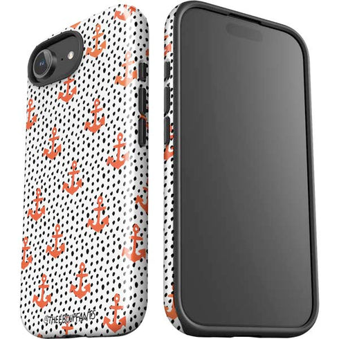 Bouffants and Broken Hearts Anchors and Dots iPhone 16e Impact Case
