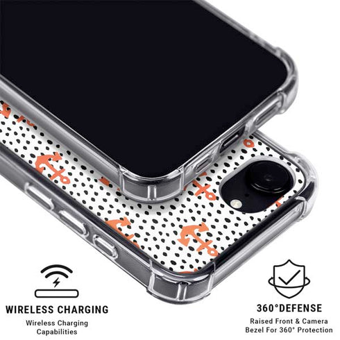 Bouffants and Broken Hearts Anchors and Dots iPhone 16e MagSafe Case