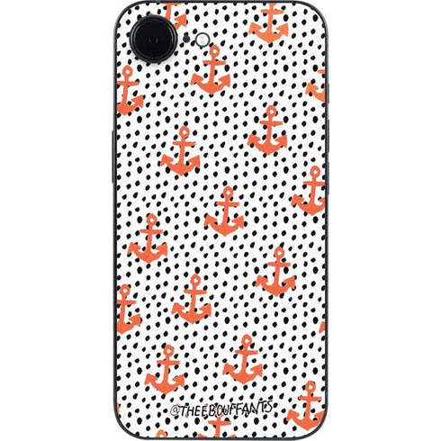 Bouffants and Broken Hearts Anchors and Dots iPhone 16e Skin