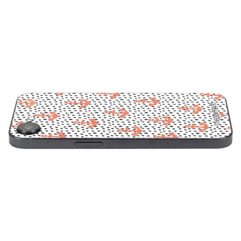 Bouffants and Broken Hearts Anchors and Dots iPhone 16e Skin