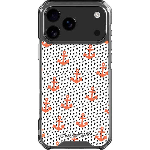 Bouffants and Broken Hearts Anchors and Dots iPhone 18 Pro Max Clear Case
