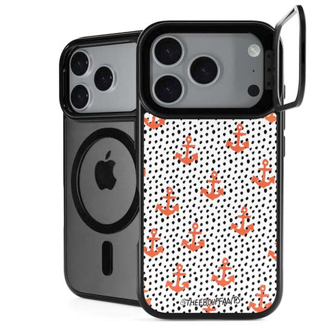 Bouffants and Broken Hearts Anchors and Dots iPhone 18 Pro Max Kickstand Case