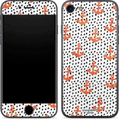 Bouffants and Broken Hearts Anchors and Dots iPhone 7 Skin