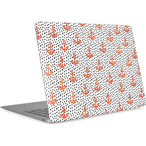 Bouffants and Broken Hearts Anchors and Dots Apple MacBook Air Skin