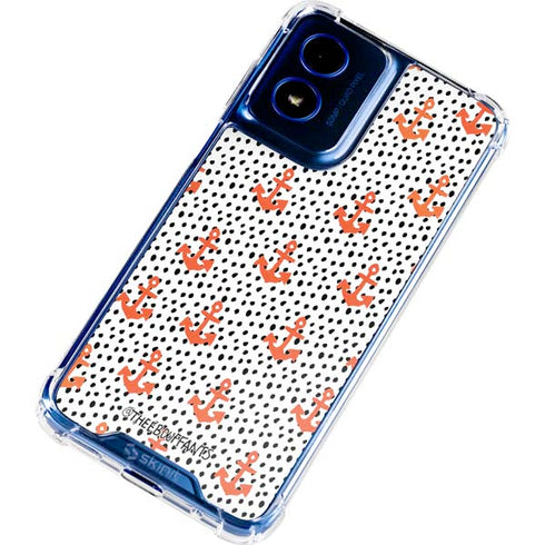 Bouffants and Broken Hearts Anchors and Dots Moto G Play 4G (2024) Clear Case