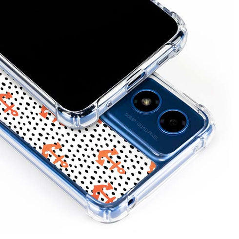 Bouffants and Broken Hearts Anchors and Dots Moto G Play 4G (2024) Clear Case